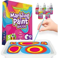  Upgrade 12-Color Marbling Paint Arts & Crafts Gifts for Kids, Art  Kits Create Your Own Unique Painting STEM Activities Crafts Toys for Ages  6+ : Toys & Games