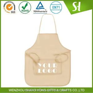 <span class=keywords><strong>Delantal</strong></span> de cocina de algodón barato al por mayor con logotipo impreso personalizado <span class=keywords><strong>delantal</strong></span> de cocina de poliéster no tejido delantales a granel baratos - Product Image 3