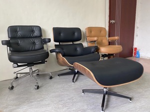 Fauteuil inclinable moderne et abordable avec repose-pieds, siège unique en cuir, chaise de bureau de loisirs, canapé de salon - Product Image 6