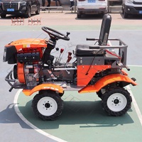 KATHER 15hp Mini Motoculteur rotatif diesel multifonctions Machines agricoles Micro ferme Microtracteur Motocultivador