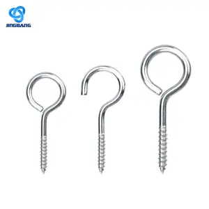 Forged Carbon Masonry Galvanized M2 Screw Steel M6 M10 Stainless 316 Pad Extra Long Bolts Eye Bolt Screw