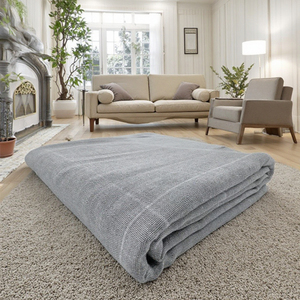 Vải tufting chất lượng cao 100% <span class=keywords><strong>polyester</strong></span> màu xám, bán buôn nhà máy, vải tufting chính dùng cho thảm, thảm trải sàn, súng tufting - Product Image 1