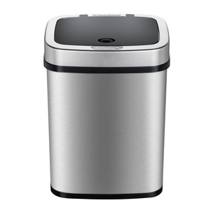 Cubo de basura con <span class=keywords><strong>sensor</strong></span> de acero inoxidable de alta calidad con diseño clásico, ideal para uso doméstico y de oficina - Product Image 1
