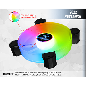 Sẵn Sàng Giao Hàng Tản Nhiệt Máy Tính Vỏ Máy Tính Quạt Làm Mát Quạt Thông Gió RGB Quạt Chơi Game LED Làm Mát Sâu CPU Cho Game Thủ - Product Image 2