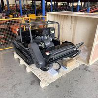 Tondeuse à gazon télécommandée de qualité industrielle avec boîte de vitesses, tondeuse autoportée télécommandée pour pentes et collines