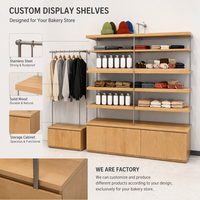 Étagère et armoire de présentation pour magasin de vêtements sur mesure, directement de l'usine, service OEM ODM tout-en-un