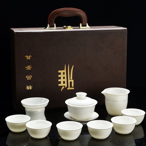 New Designs White Ceramic Kungfu <b>Tea</b> <b>Cup</b> <b>Sets</b> Customized Size Fashionable Classic Style for Home Hotel & Restaurant Use - Product Image 6