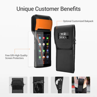 Terminal de paiement portable Android Sunmi V2, terminal POS V2S 1D 2D, Sunmi V2 avec imprimante, lecteur de code QR pour supermarché