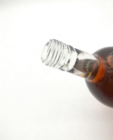 Bouteille à liqueur en verre cristallin transparent, classique, durable, personnalisable, avec bouchon à vis et décalcomanie givrée, pour spiritueux et vodka – Meilleures ventes