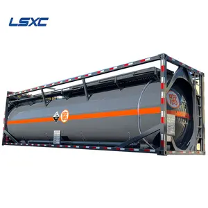 LSXC kundenspezifischer Tankbehälter 30 Fuß hohe Qualität guter Preis Fluoridsäure Edelstahl gefüttert Fluortank neu