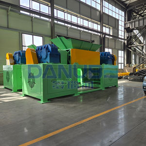 Nuevo Modelo de Trituradora Industrial de Chatarra Metálica, Trituradora de Doble Eje/Unidad Industrial de Trituración de Materiales - Product Image 2