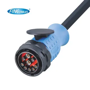 Finecables Agricultural Electrical Waterproof Quick Lock Cable ISO BUS Connector