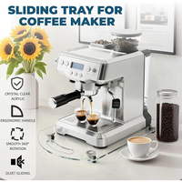 Plateau coulissant en acrylique transparent multi-usages pour appareils de cuisine, idéal pour les cafetières, les machines à expresso, les mixeurs sur comptoir