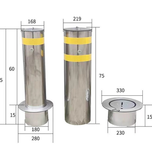 Tùy chỉnh thép không gỉ cố định đường Đống phản chiếu cột di chuyển thép không gỉ xe Stopper chống va chạm cột - Product Image 4
