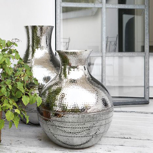 Poterie Pots De Fleurs Vases pour Salon Décor Vente Chaude En Aluminium Urnes Planteur Pots De Fleurs Vase pour Jardin Décor Meilleur Vendeur - Product Image 1