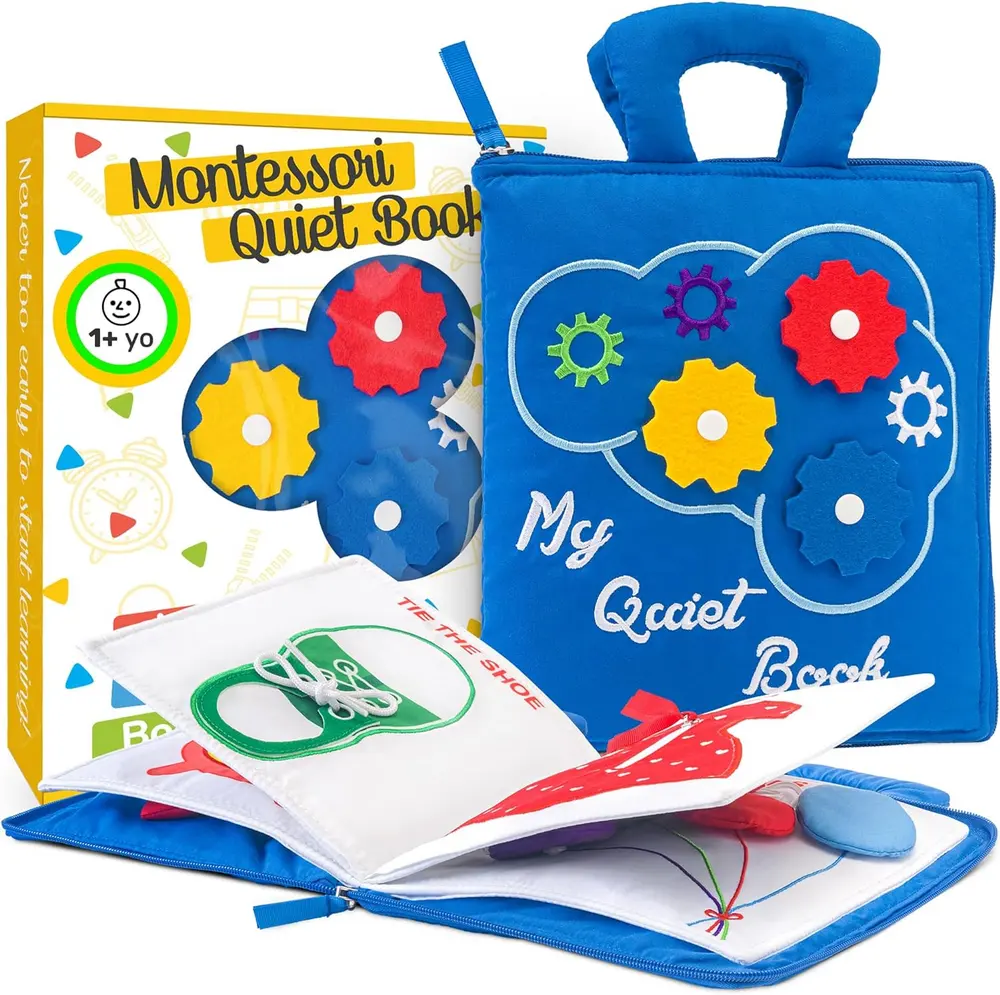 Großhandel 9 sinnen seite montessori ruhiges geschäftliches spielzeug für kleinkinder reise lernen aktivitäten