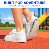 Semelles orthopédiques respirantes en daim pour enfants, absorption des chocs, confort sportif, soulagement des douleurs aux pieds pour les enfants actifs
