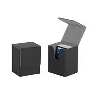 Boîte de rangement personnalisée en cuir PU pour jeux de cartes à collectionner Pokémon, porte-cartes à faible MOQ