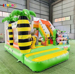 <span class=keywords><strong>Castillo</strong></span> Inflable Comercial de PVC para Niños, Modelo Backyard Safari Hpfburg Air Castle, Juegos Inflables - Product Image 3