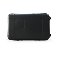 XUANLAN Trousse de survie d'urgence portable multifonctionnelle compacte en PP noir étanche (16,8x11x5cm) pour voiture, randonnée et usage extérieur