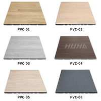 Échantillons gratuits Carrelage de luxe en vinyle mousse et caoutchouc Tapis de sol en PVC de style moderne non toxique et sans goût pour salle de sport, bureau et salle de danse