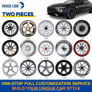 Rines de Aleación de Aluminio Forjado de 2 Piezas de 18-24 Pulgadas 5x112 5x114.3 5x120 <span class=keywords><strong>para</strong></span> RT-X <span class=keywords><strong>para</strong></span> BMW Mercedes Audi Toyota Lexus LM <span class=keywords><strong>para</strong></span> RS-GT - Product Image 1