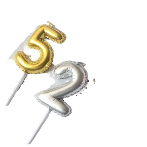 بالونات شمع البارافين مطلية بالذهب شمعة عيد ميلاد بألوان متدرجة سماء مرصعة بالنجم خيالية بنقطة ذهبية تصميم إبداعي - Product Image 3