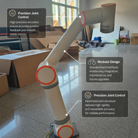 Bras de robot de soudage articulé à six axes, cobot collaboratif pour ligne de soudage de structures en acier