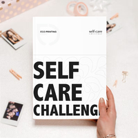 Livre de défis à gratter personnalisé sur la santé mentale, l'inspiration et les soins personnels
