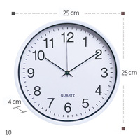 Jam Dinding Logam Kangbasi Ultra Silent 8/10/12 Inch dengan Jarum Penunjuk Waktu, Bertenaga Baterai, Logo Kustom, Desain Mewah Modern