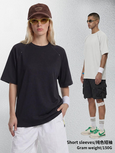 T-shirt Estiva a Maniche Corte Girocollo da Uomo/Ragazzo, Traspirante e Assorbente, Tinta Unita, Casual Sportiva - Offerta Speciale - Product Image 5