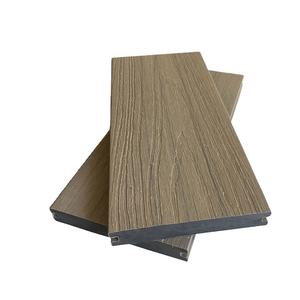 Cubierta de compuesto de madera maciza de nuevo diseño cubierta de suelo de parque de jardín exterior WPC cubierta exterior de coextrusión entrelazada - Product Image 1