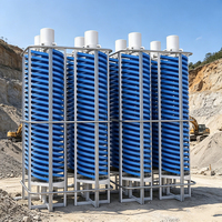Séparateur à spirale pour le retraitement des tailings d'or - Machine minière à haut taux de récupération et séparation précise