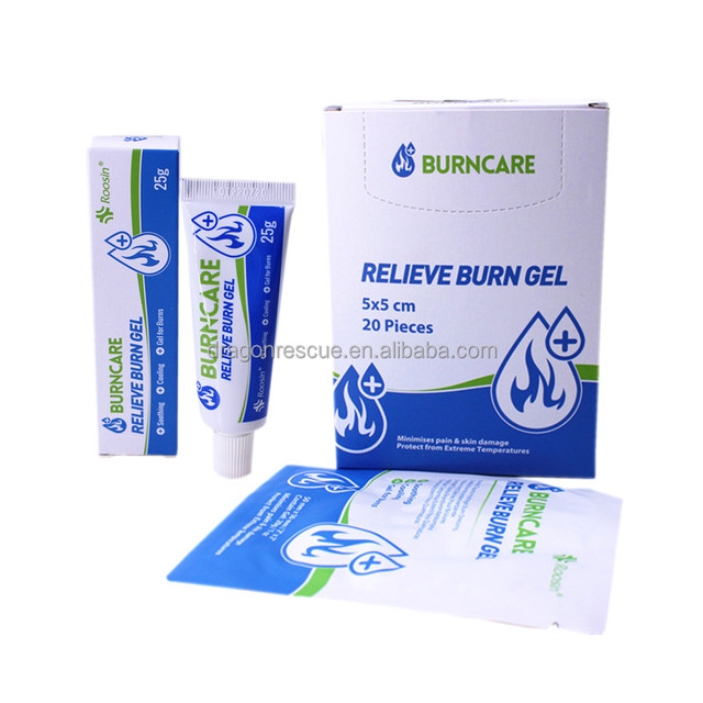 Dragon Hot Selling High Quality CE Certified First Aid Burn Dressing Relieve Burn Gel Sterile Hydrogel Customized Sizes for Burn