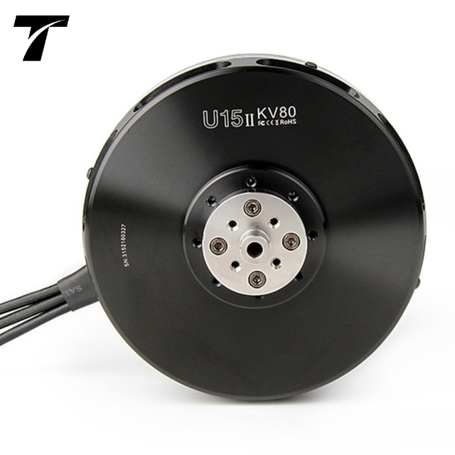 T-MOTOR U15 II KV80 KV100 Powerful Brushless Heavy Lift 20KG 30KG Thrust Delivery UAV Drone Motor