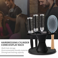 Großhandel Professional Salon Tool Haar bürsten halter Kunststoff Runde Haar bürste Kamm Display halter für Home Salon verwendet