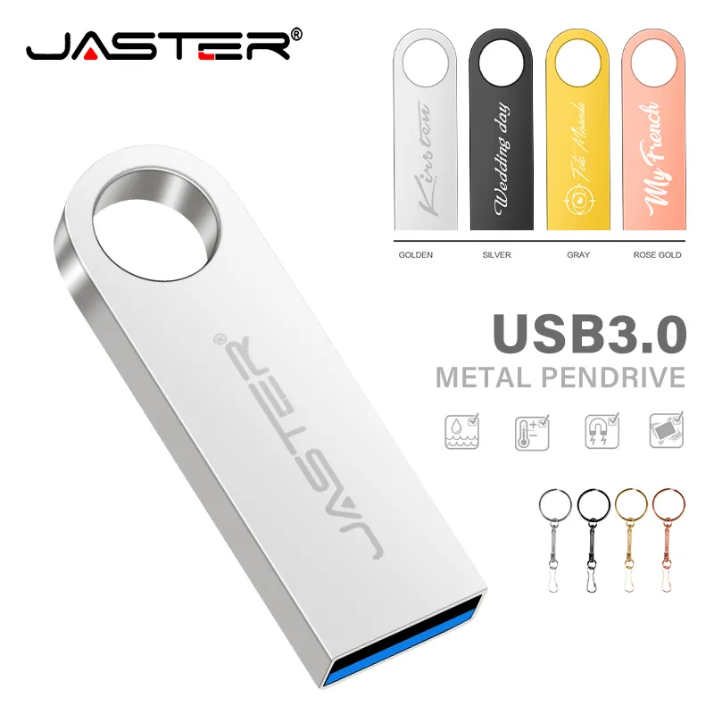 Hot Koop Flashdisk Metalen Usb Flash Drive Kleine U Schijf 3.0 Usb Geheugenstick 16Gb 32Gb Super Kleine Pendrive