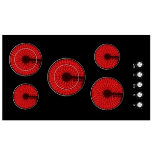 Superficie radiante infrarroja eléctrica <span class=keywords><strong>de</strong></span> 5 quemadores VitroCeramic <span class=keywords><strong>Placas</strong></span> <span class=keywords><strong>de</strong></span> cerámica con placa caliente para <span class=keywords><strong>cocina</strong></span> moderna - Product Image 3