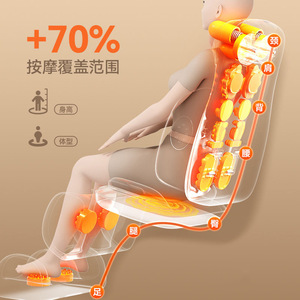 Massage Cushion Back Neck Shoulder Waist Leg Foot Massage USB Rechargeable Multi Functional Massager - Product Image 1