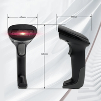 JR Lector de Escaneo de Código de Barras 1D QR de Largo Alcance de Marca de Fábrica, Interfaz USB Bluetooth, Colector de Precios Inalámbrico, CIS St, 2017