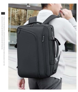 XINGYONZHE Minimalist Softback Backpack 20-37L Waterproof Nylon Unisex Business Laptop <b>Bag</b> Zipper Closure Physiological Curve Ba - Product Image 6