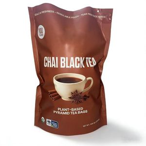 Mezcla de Té Negro Chai Premium al por Mayor, Naturalmente <span class=keywords><strong>con</strong></span> Cardamomo, Jengibre y <span class=keywords><strong>Canela</strong></span> para un Impulso de Energía y un Sabor Intenso - Product Image 1