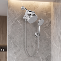 Kit de Douche Complet à Double Filtre Certifié NSF177 pour la Réduction du Chlore et des Métaux Lourds, Installation Facile, Ensemble de Douche pour Salle de Bain