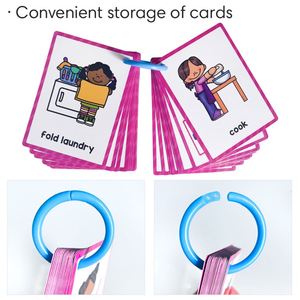 Juego de Tarjetas de Lectura para Niños Pequeños, Preescolar, Jardín de Infancia, Educación en Casa, Vida Diaria, Tarjetas de Fonética - Product Image 5