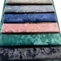 Vente flash : Tissu en velours hollandais uni, technique de tricotage anti-boulochage, 100% polyester, pour la literie