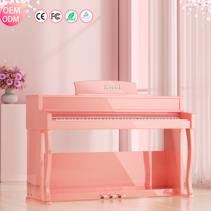 Clavier de piano numérique droit KERID, clavier de piano professionnel 88 touches lestées, piano numérique - Product Image 2