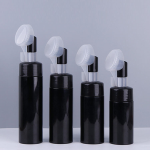 Flacon cosmétique en plastique de haute qualité, non toxique, pour soins de la peau, nettoyant visage, avec pompe pulvérisatrice, distributeur de savon, mousse, avec brosse - Product Image 4