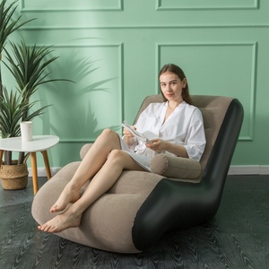 Hot Model <b>Inflatable</b> Recliner Easy to Carry Foldable <b>Inflatable</b> <b>Sofa</b>, Customizable for Yard Room Camping and Beach Blow up Couch - Product Image 1