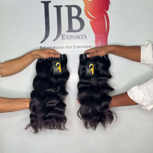 Extensiones de Cabello Ondulado Natural, Extensiones de Cabello Indio Virgen Ondulado Natural con Cutícula Alineada, Sin Procesar, de Proveedores - Product Image 1