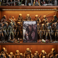Figura de Acción de PVC a Escala 1/12 para NECA 51569 Predator con Función de Soplador de Aire, Embalaje Original, Ultimate Ahab